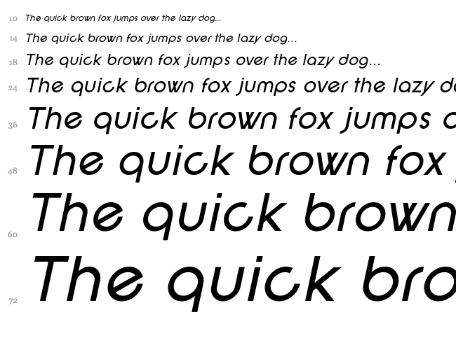 SF New Republic font waterfall
